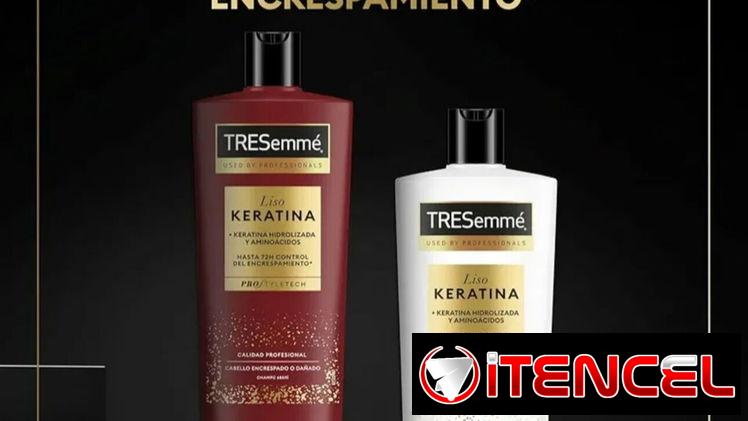 TRESEMMÉ CHAMPU 350 ML + ACONDICIONADOR 350 ML PARA PELO ESCRESPADO, DAÑADO, CON ACEITE DE MARULA Y KERATINA