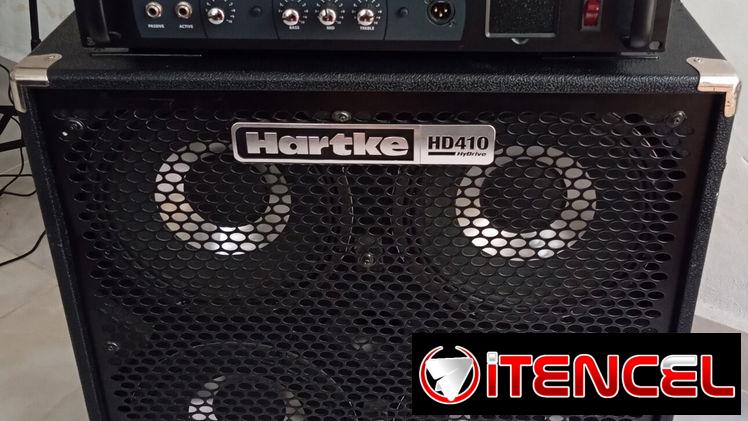 Amplificador de Bajo Hartke LH500 500-watt Bass Amplifier Head + Hartke HyDrive HD410 (Alta Gama)
