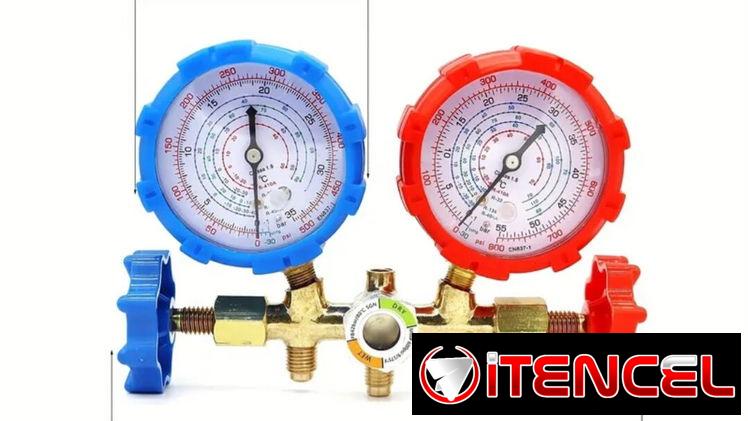 Ganga!!! Solo queda 1. Manómetros Manometro para refrigerante refrigeración R134A R404A R32 R410A