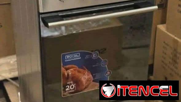 Cocina de gas con 4 quemadores y horno
