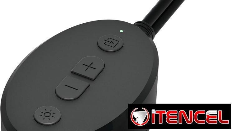 🔊 Bocinas Amazon Basics Bluetooth y USB con Luz Azul Para PC o Laptop Envío Disponible* + Garantía**
