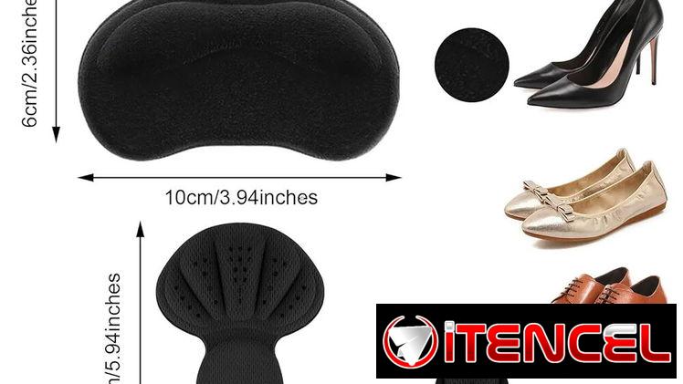 Almohadillas acolchadas para el talón, protectores reutilizables unisex.