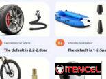 Compresor de aire para neumáticos inalámbrico