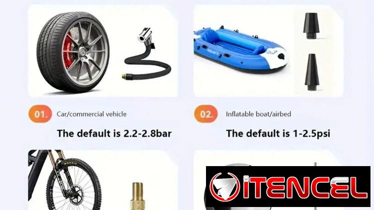 Compresor de aire para neumáticos inalámbrico