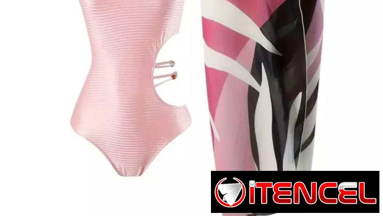 ✨Trusa rosada enteriza de un solo hombro con paredo ✨