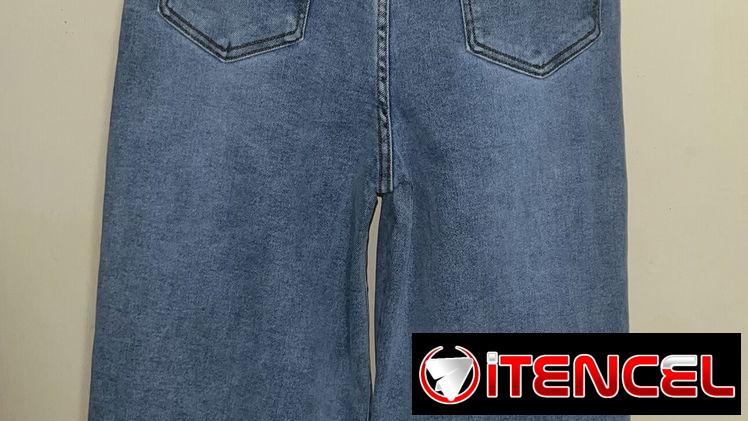 Pantalones de mezclilla para mujer , tela elastizada y gruesa