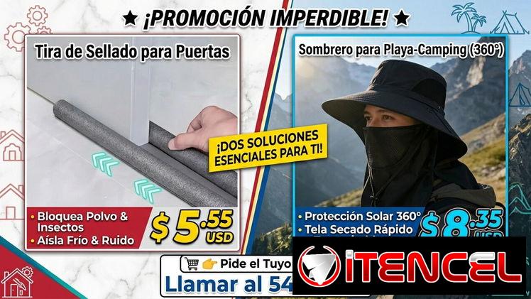 Tiras Selladoras para Puertas y Sombreros Protectores de Sol
