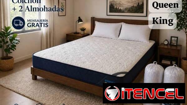 Colchón de Resortes Ensacados con Capas Multiconfort – EDSM 🌹