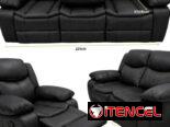 Juegos de muebles 3,2,1 reclinables de cuero al aire