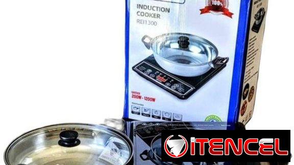 Fogón de inducción con cazuela