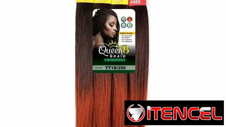 Paquete de 4 moños de pelo QueenB varios colores