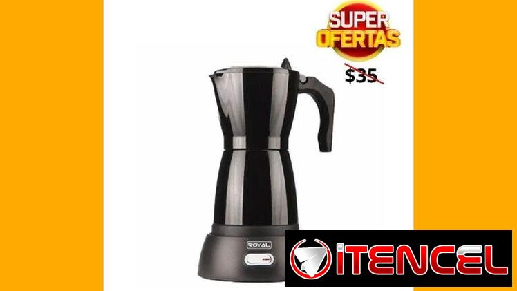 CAFETERA ELÉCTRICA ROYAL NEGRA/ RCE1711 VPT-0070