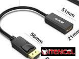 Adaptador display Port HD.  12 USD