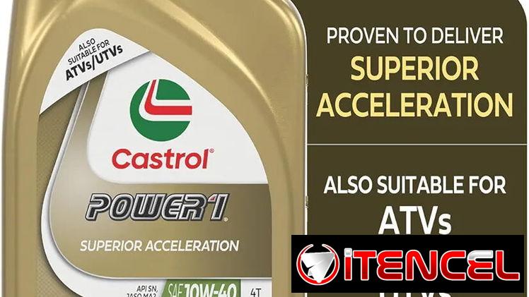 Aceite Castrol Power 10w40 Full Synthetic 4T de 1L
