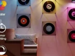 Set de 2 Lámparas LED de Pared Recargables RGBW