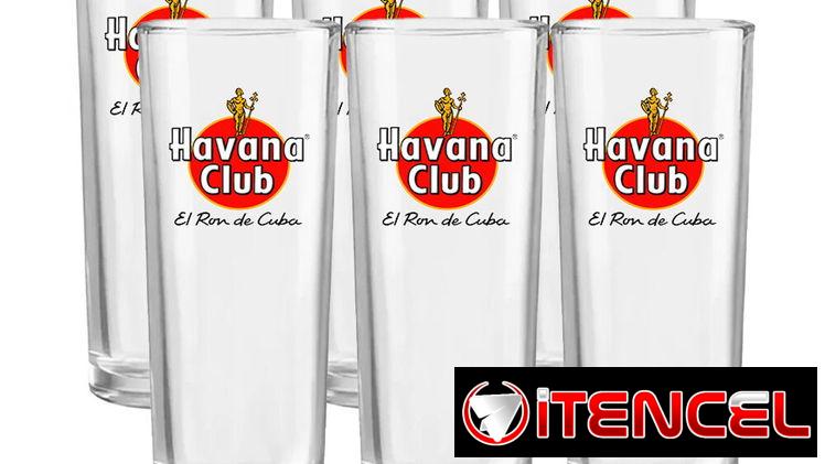 Caja de 6 vasos havana club de mojito