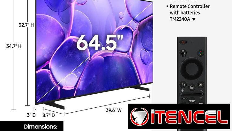 Samsung 65” Crystal UHD U8000F 4K Smart TV 2025