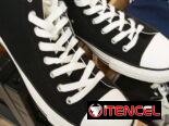Zapatos tipo converse de boticas de hombre y corte bajo de niñas