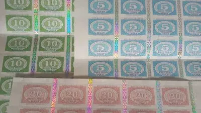 Sellos de 5 y 20