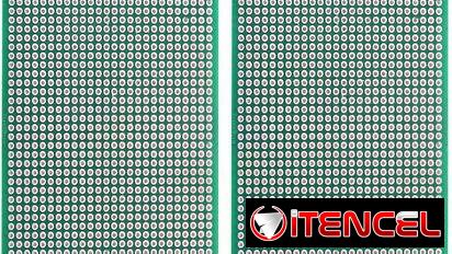 PCB prototipo 7x9cm placas de circuito de doble cara