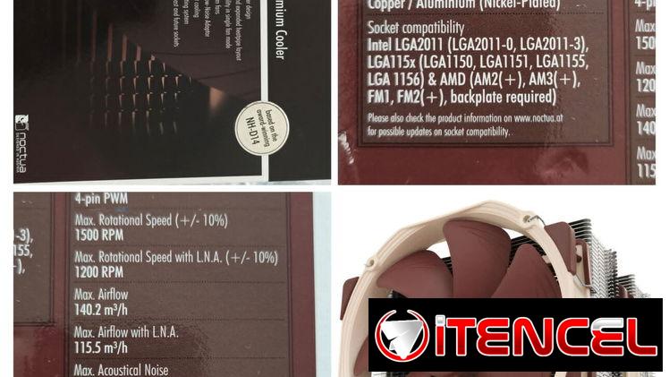💲80usd Noctua NH-D15 6 tubos caloríferos con ventiladores Dual NF-A15 de 140 mm  Los detalles los dejo en las fotos rev