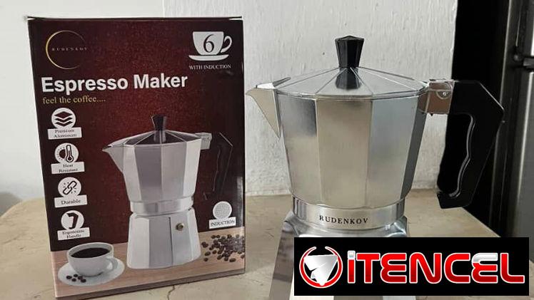 Cafetera 6 tazas para todo tipo de cocina