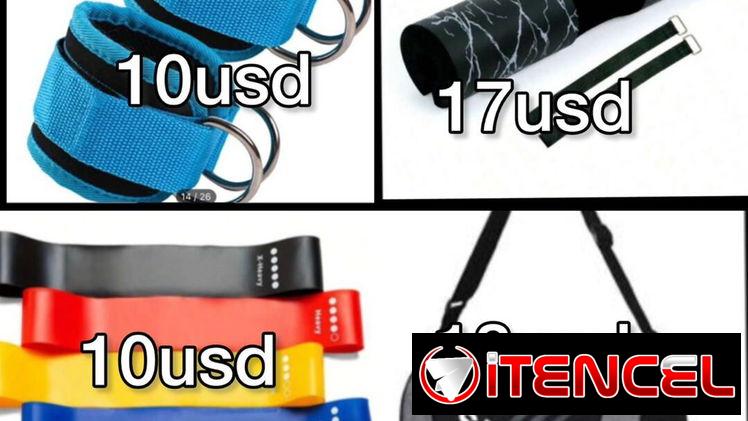 tobilleras/almohadilla/bandas de resistencia/bolso sport
