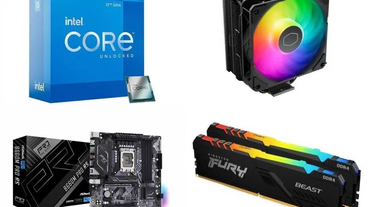 ESTRENA KIT i5-12600K 🤩 ASRock B660M Pro RS +16GB RAM +Disipador 🆕 0km