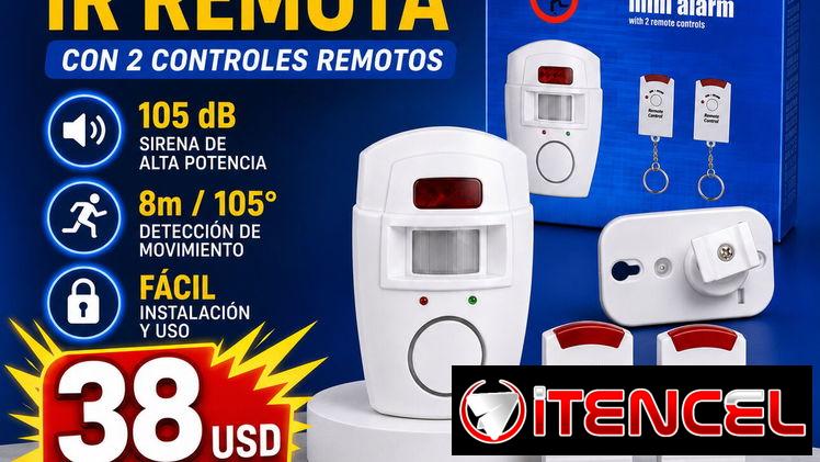 Alarmas con sensor de movimiento perfectas para cuidar paneles , exteriores e interiores