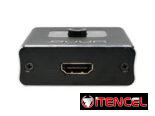 Splitter/Switch Unno Tekno HDMI Bidireccional 4K 60Hz 2 Puertos Plug & Play Compatible Con Consolas y TV