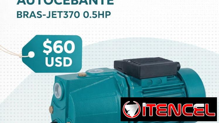 BRAS-JET370 0.5HP | BOMBA DE AGUA AUTOCEBANTE