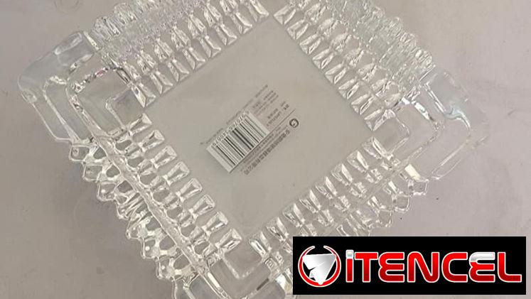 Cenicero de cristal  Medida 10 x 10 cm y 12cmx12cm Precio 3, 5 y 6usd