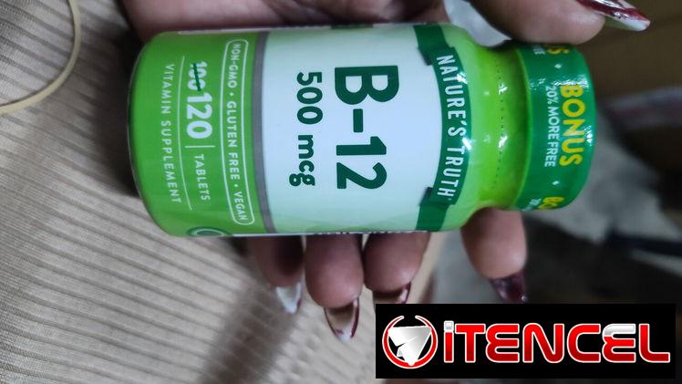 B12 pomo sellado de 120 tabletas