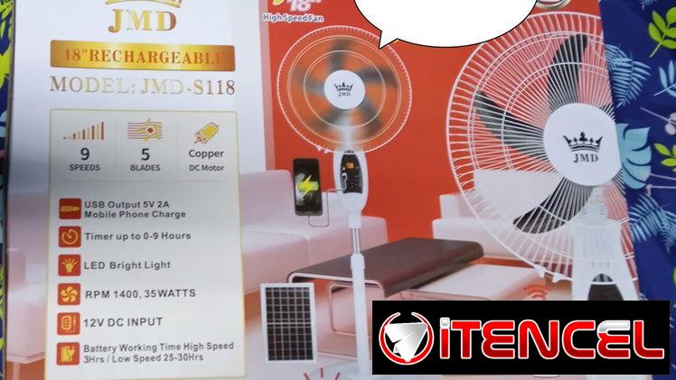 Ventiladores d pedestal recargable nuevos en cajas