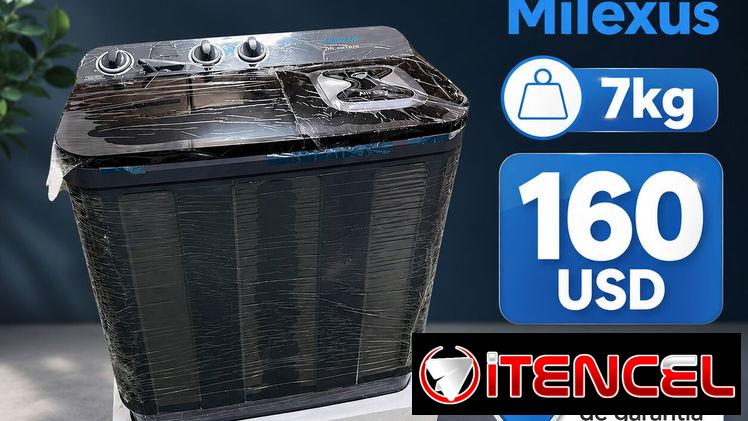 LAVADORA SEMIAUTOMÁTICA MILEXUS 7KG