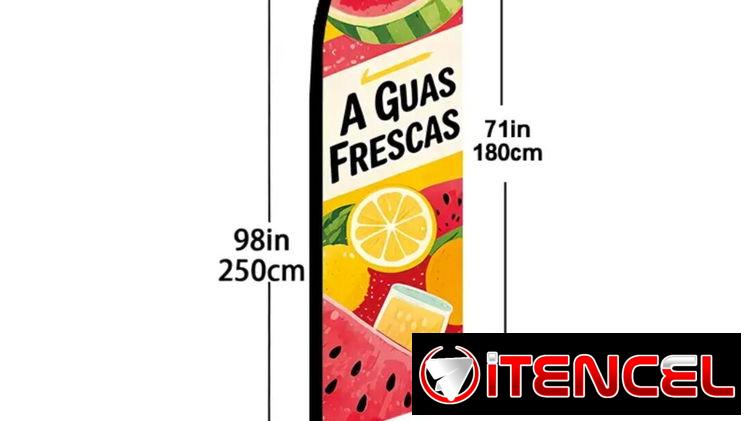 Banderola/Ubicación con banderola de Aguas frescas