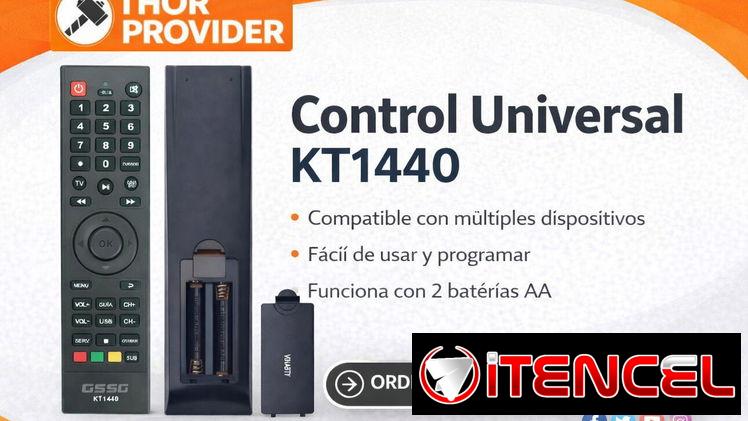 Control Remoto Universal KT1440, Haier, Konka, Daytron, Atec, Parker, Soyea, Cajas Konka, etc