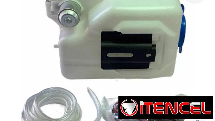 Deposito de agua de  limpiaparabrisas universal , con bomba y kit de instalación,