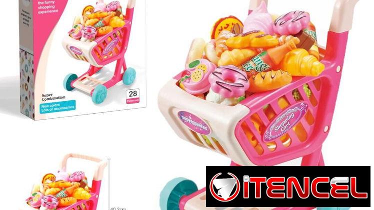 Carrito de compras para niñas