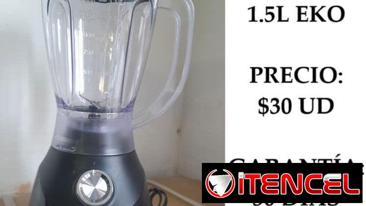 LICUADORA VASO PLÁSTICO 1.5L EKO, ENTREGA DE FACTURA, VARIEDAD DE ELECTRODOMESTICOS, ETC