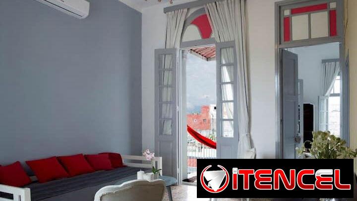En La Habana, Cuba. 2 habitaciones, 3 camas, 2 baños.