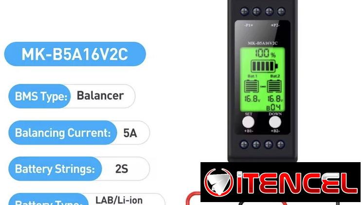 Ecualizador o Balanceador de batería de Ácido y Plomo ,  LFP Lifepo4