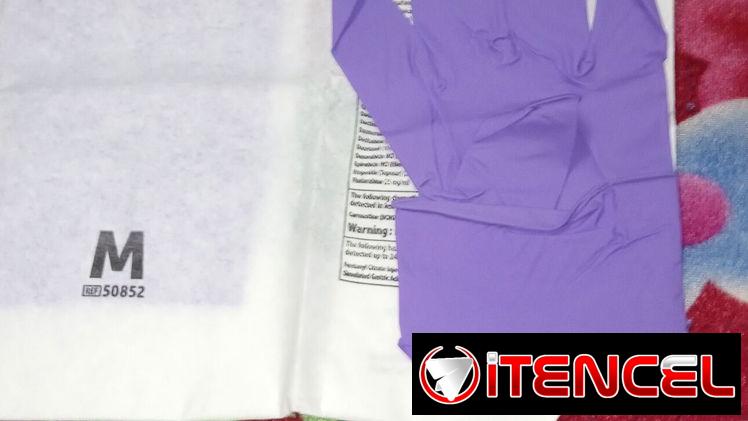 🎇 Guantes Nitrilo Violeta 🧤