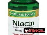Niacin 120 tabletas (500 mg)