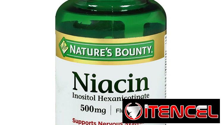 Niacin 120 tabletas (500 mg)