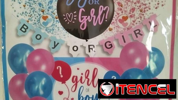 Set de Decoración grande  – Revelación de Sexo