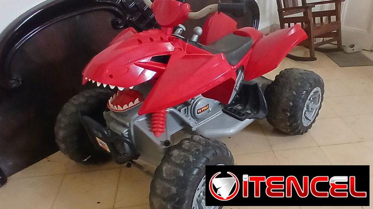 Moto eléctrica para niños funcionando ok