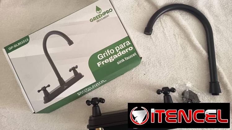 Grifo para Fregadero GREENPRO Negro Mate