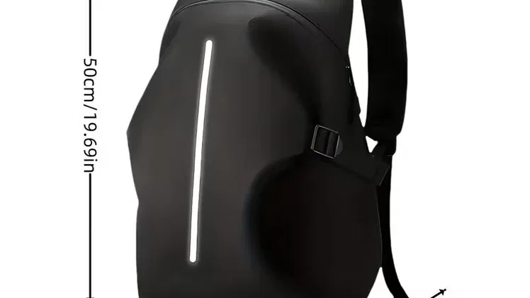 ¡MOCHILA TÁCTICA PARA MOTO CON PORTACASCO!