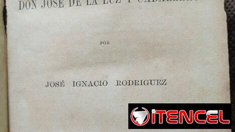 Libro sobre José de la Luz y Caballero de 1874